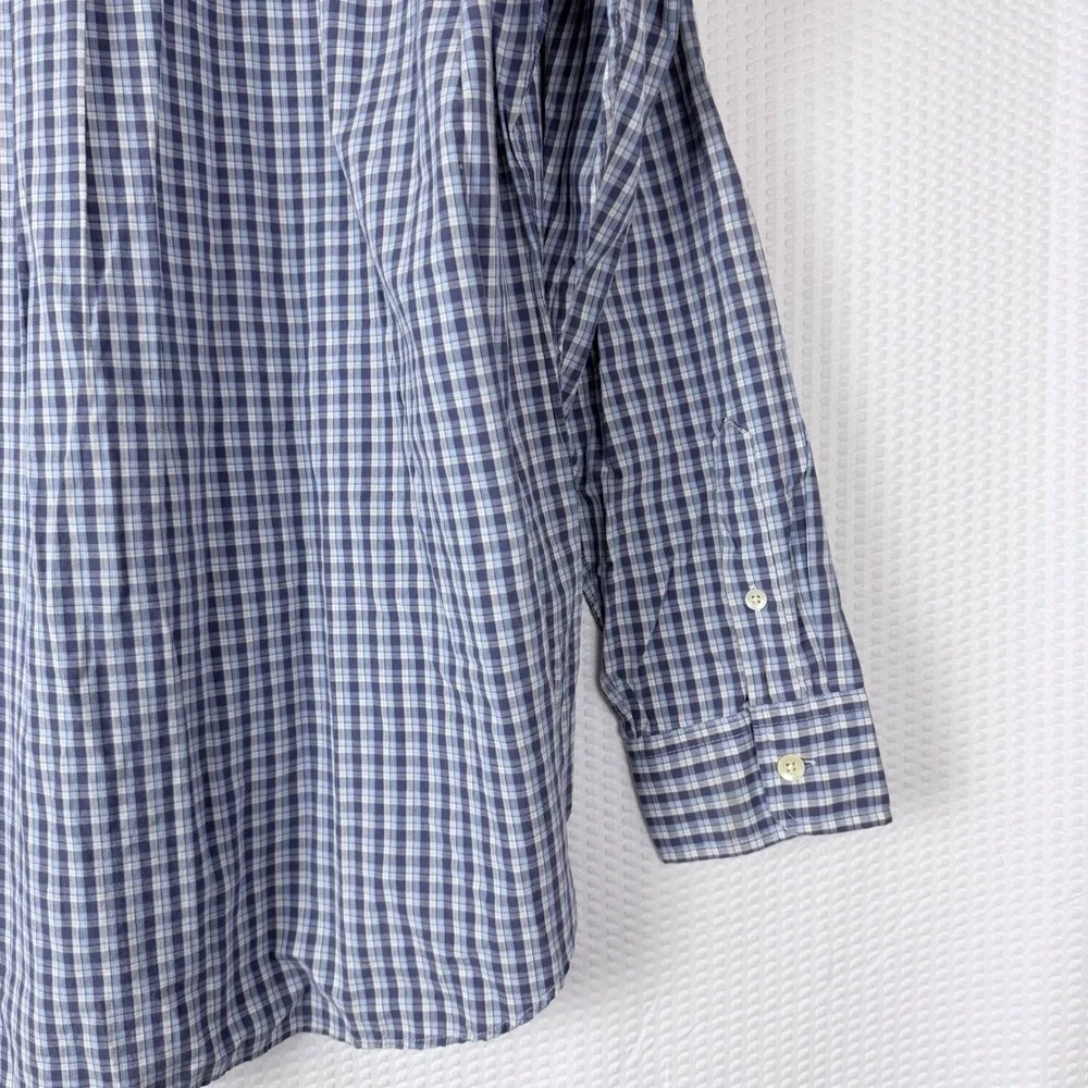 J Crew Mens Plaid Button Down Shirt Long Sleeve Casual 100% Cotton‎ XL Casual
